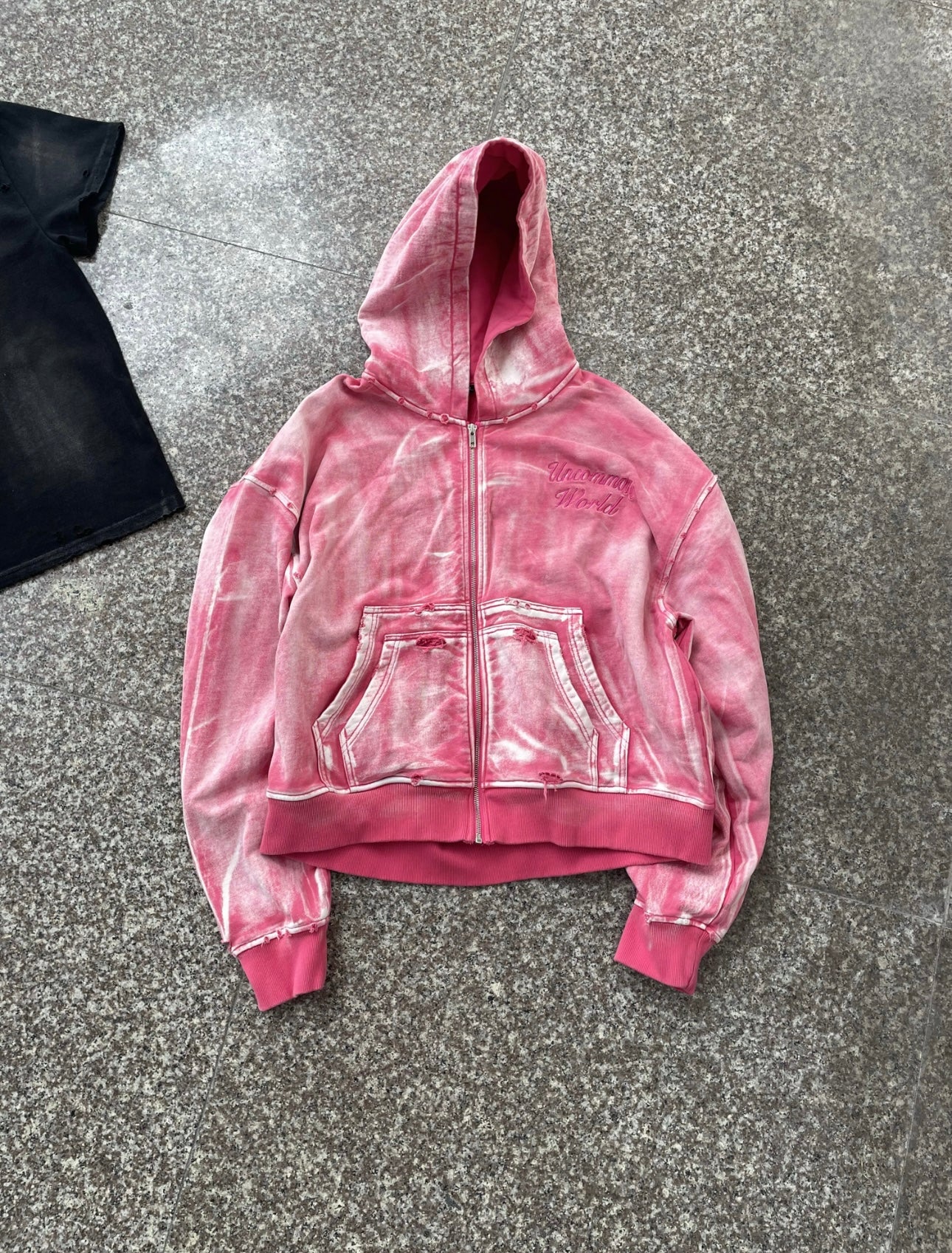 Uncommon Double-Pocket Acid Washed Jacket