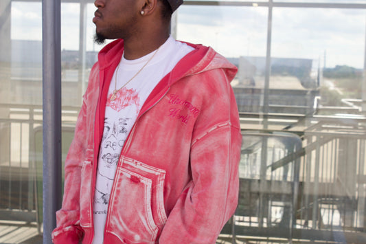 Uncommon Double-Pocket Acid Washed Jacket