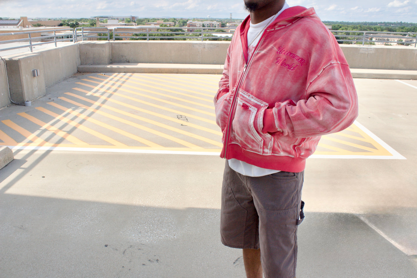 Uncommon Double-Pocket Acid Washed Jacket