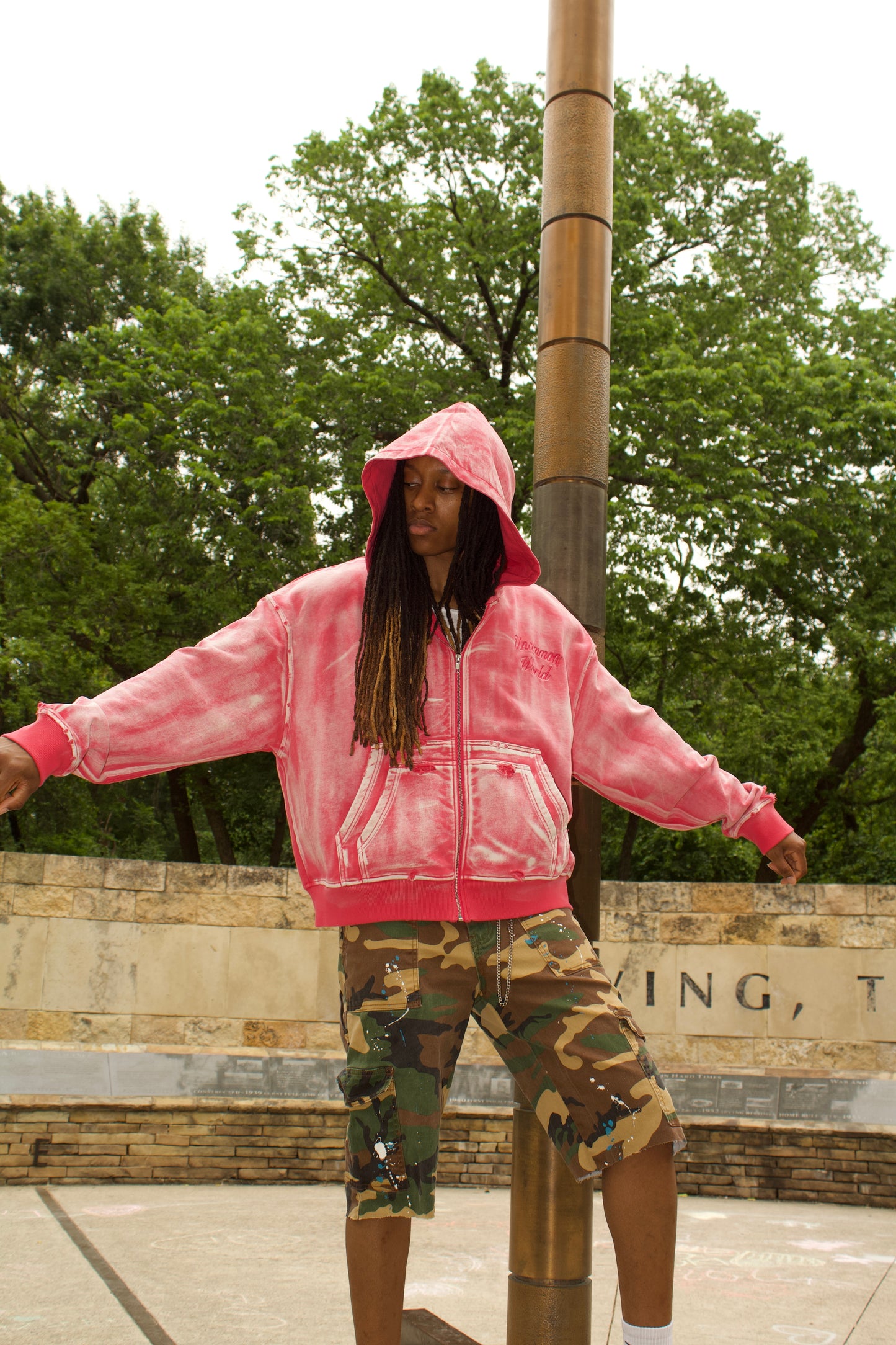 Uncommon Double-Pocket Acid Washed Jacket